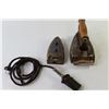 Image 2 : (2) Vintage Irons (Pacific Electric) With One Power Cord - As is