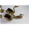 Image 4 : (12) Brass Ornaments (Swans, Cranes, Geese, Duck)
