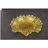 Image 5 : (4) Amber Glass Items - Candy Dish