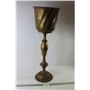Image 1 : *Brass Plant Holder 29" Tall x 10.25" Diameter - As is