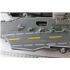 Image 4 : *(2) Toy Aircraft Carriers and Accessories (Plastic, One is Battery Powered) 3' Length - As is and W