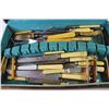 Image 3 : Cutlery Case (Wood) With Assorted Utensils 19" x 11.5" x 4" - As is