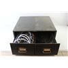 Image 2 : *Metal Parts Cabinet 7" Tall x 18.75" x 18" With Assorted Parts - As is