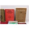 Image 5 : (16) Vintage Hardcover Books: Charles Dickens, The Canadian Readers, Misc. & 12 Poets Softcover Book