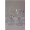 Image 4 : (2) Vintage Pilsner Glasses, (4) Vintage Beer Glasses, (4) Vintage Crystal Wine Glasses