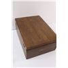 Image 3 : Vintage Wooden Silverware Case 11"x15"x5.5" w/ Assorted Vintage Silverware - Some Wear