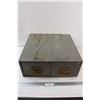 Image 1 : Vintage Metal Archive Drawer - 18.5"x18"x7"