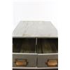 Image 2 : Vintage Metal Archive Drawer - 18.5"x18"x7"