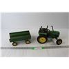 Image 1 : Toy John Deere Tractor and Trailer