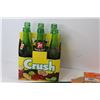 Image 4 : (6) 7-Up Glass Bottles, Assorted Pop Cardboard Boxes