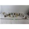Image 1 : (10) Norman Rockwell Mugs, (2) Creams, (2) Bird Decorations