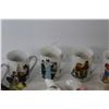 Image 5 : (10) Norman Rockwell Mugs, (2) Creams, (2) Bird Decorations