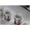 Image 7 : (10) Norman Rockwell Mugs, (2) Creams, (2) Bird Decorations