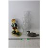 Image 1 : Duck Decoration, Boy Decoration, Glass Bottle