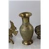 Image 3 : Brass Bird Decoration, Brass Bear, Brass Vase
