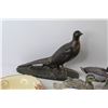 Image 2 : Cash Register Decor, (4) Bird Decorations, (4) Measuring Cups, Bowl