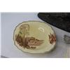 Image 8 : Cash Register Decor, (4) Bird Decorations, (4) Measuring Cups, Bowl