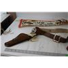 Image 2 : (2) Pistol Holsters, Cap Gun, Alsask Pennant, Grand Champions Mustang (NIB)