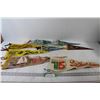 Image 1 : (8) Souvenir Pennants - Saskatchewan, Mt. Robson, Banff, Drumheller, Winnipeg, etc.