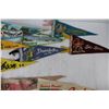 Image 3 : (8) Souvenir Pennants - Saskatchewan, Mt. Robson, Banff, Drumheller, Winnipeg, etc.
