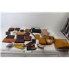 Image 1 : (12) Wallets, Assorted Leather Pieces/Moccasin Pieces