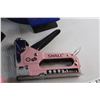 Image 3 : Woven Basket, Can Opener, Small Garbage Can, Vileda Robot Sweeper and Shall Stapler