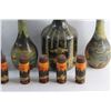 Image 2 : (4) Hand Painted Liquor Decanters and (6) Hand Painted Art Jars with Lids