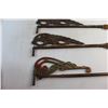 Image 4 : (4) Vintage Swing Arm Curtain Rods