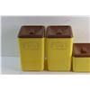 Image 2 : (4) Plastic Kitchen Container Set with Lids