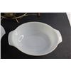 Image 6 : Anchor Hocking Fire King Casserole Dishes and Food Warmer