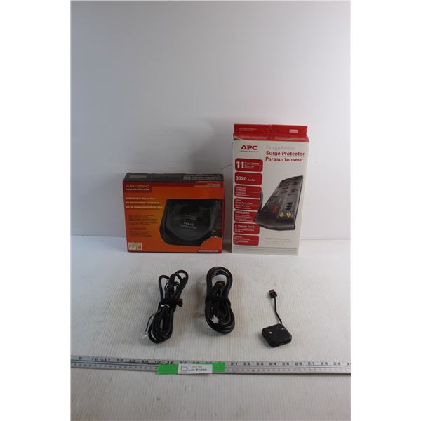 USB Hub, Telephone to Coaxial Cables. DVD/CD Disc Repair Plus and Surge Protector