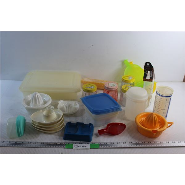 Juicers, Egg Holders, Mini Blend Containers, Squeeze Bottle, Plastic Containers with Lids and Assort