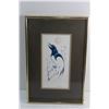 Image 2 : Framed Bird Print by Canadian Artist Garnet Tobacco 16'' x 10''