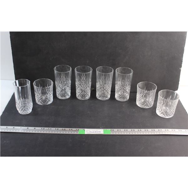 (8) High and Low Ball Glasses