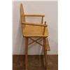 Image 11 : *High Chair (Wood - Cracked) 26.5" Tall x 10" x 10" , Ladder (Wood) 54" x 13.25", Wood Crate 12" Tal