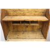 Image 8 : * Antique Wooden Hutch Desk  49.5" Tall x 29" x 9.75" - As is