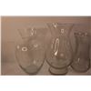Image 8 : (11) Various Glass Vases, (2) Candle Holders, Misc.