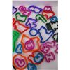 Image 8 : Multiple Plastic Cookie Cutters, Different Shapes And Sizes
