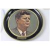 Image 2 : Lot: JFK Collector Plate, Kenny Rogers Pictorial Magazine, Water Thermos, Vintage Dust Pan, Microwav
