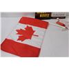 Image 4 : (2) Books: Night Moves & Dark Agenda, (2) Canadian Vehicle Flags