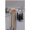 Image 4 : (6) Paint Roller Refills, (3) Standard Size Handle Paint Rollers, (3) Mini Handle Rollers, Three Pie