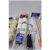 Image 3 : (6) Paint Roller Refills, (3) Standard Size Handle Paint Rollers, (3) Mini Handle Rollers, Three Pie