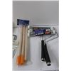 Image 4 : (6) Paint Roller Refills, (3) Standard Size Handle Paint Rollers, (3) Mini Handle Rollers, Three Pie