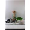 Image 1 : Sta-Loz Mini Building Blocks Set - as is, Headphones, (2) Plastic Strainers, Planter, Blood Pressure