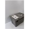 Image 3 : Grey Plastic Storage Container - 15" x 9" x 11"