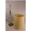 Image 2 : Glass Table Lamp 25" - Works, Lightbulb Not Incl., Missing Nut