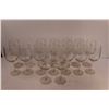 Image 1 : (16) Wine Glasses w/ Cambro Glass Rack