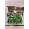 Image 1 : (3) Paint Roller Trays w/ Protective Plastic Trays & (12) Paint Can Openers