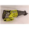 Image 6 : Ryobi Battery Sawzall - Works, Ryobi Battery Charger w/ Battery - Works