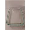 Image 2 : (2) Round Casserole Dish, (2) Glass Casserole Dish, 1 Litre Plastic Measuring Cup, Studio Nova Glass